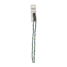 Load image into Gallery viewer, Bicone 2 Strand 7&quot;- 4mm Opaque Green Iris
