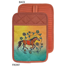 Load image into Gallery viewer, Silicone Potholder - Horse (Bebezhigooganzhii) by Storm Angeconeb
