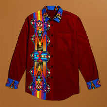 Load image into Gallery viewer, 49DZINE Casual Dress Shirt - Sunset Pathways
