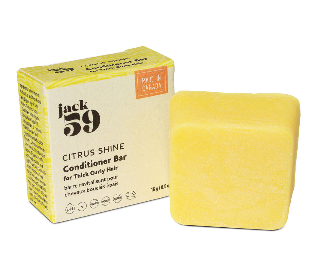 Travel Buddies Conditioner Bar- Citrus Shine (for Thick Curly Hair)
