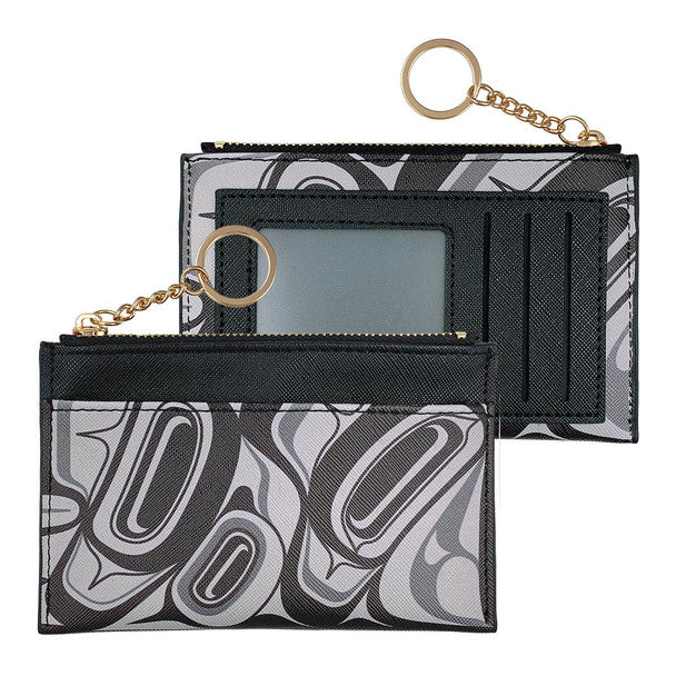 Zippered Card Wallet - Eagle by Roger Smith