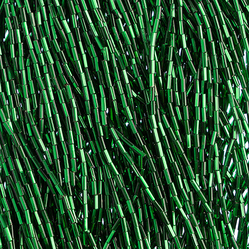 (Full Hank) Czech Bugle #2 S/L Green Strung