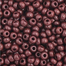 Load image into Gallery viewer, 11/0 Seedbead Opaque Dark Brown
