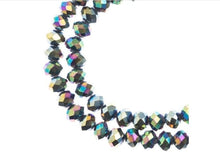 Load image into Gallery viewer, Rondelle 4x6mm Opaque Multi Color Iris
