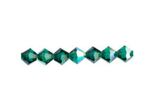 Load image into Gallery viewer, Preciosa Rondelle 6mm Emerald
