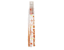 Load image into Gallery viewer, Crystal Lane 7" Bead Strand- Flowers - Tulip Pink, Butterflies, and Rondelle Brown Mix
