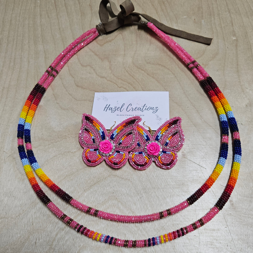 Hazel Creations - Pink Butterfly 2 Rope Set