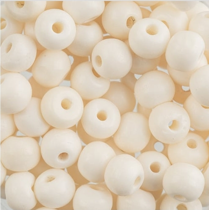 Bone Bead 8mm Round 100pcs