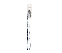 Load image into Gallery viewer, Bicone 2 Strand 7"- 4mm Opaque Gunmetal Luster

