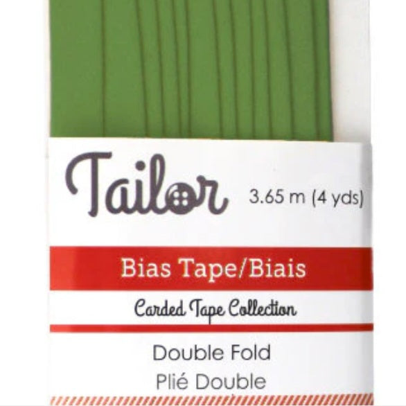 1/4” BIAS TAPE DOUBLE FOLD - GRASS
