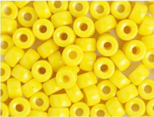 Load image into Gallery viewer, Czech Glass Crowbead 9mm - Opaque Yellow (20pcs)
