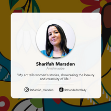 Load image into Gallery viewer, Big Ceramic Mug - Heart Berry Gatherers by Sharifah Marsden
