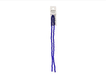 Load image into Gallery viewer, Bicone 2 Strand 7"- 4mm Transparent Dark Sapphire

