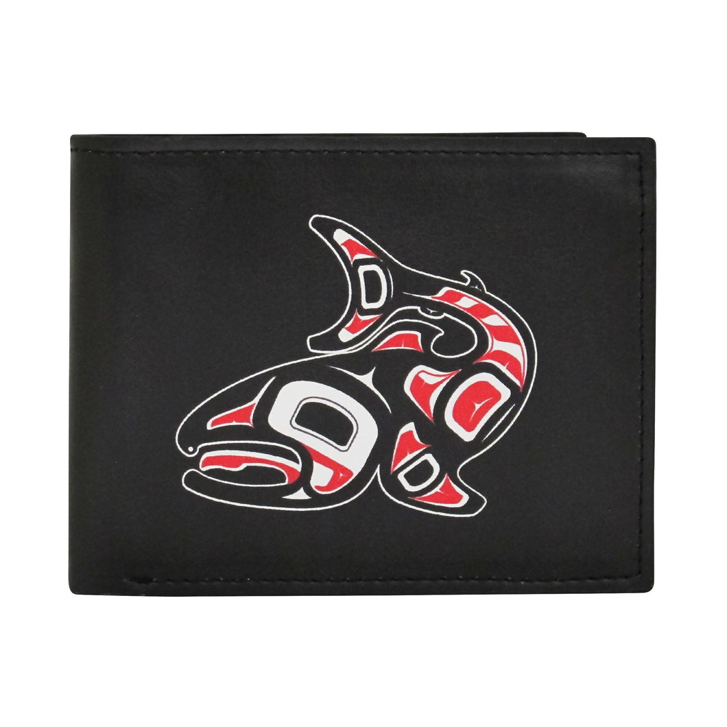 Salmon Men's Wallet by Jamie Sterritt