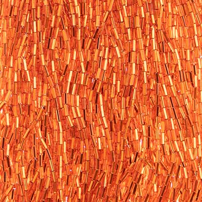 (Full Hank) Czech Bugle #2 S/L Orange Strung