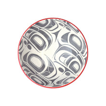 Load image into Gallery viewer, Porcelain Art Serving Bowl (Small) - Transforming Eagle by Ryan Cranmer
