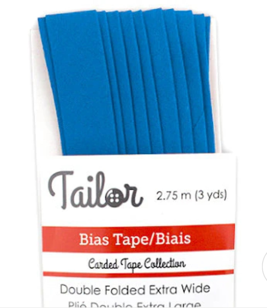 5/8” BIAS TAPE DOUBLE FOLD EXTRA WIDE - Turquoise
