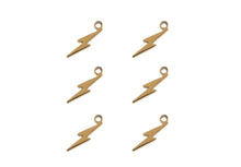 Load image into Gallery viewer, Sweet &amp; Petite Charms 3.2x10.1mm Lightening Gold 10pcs
