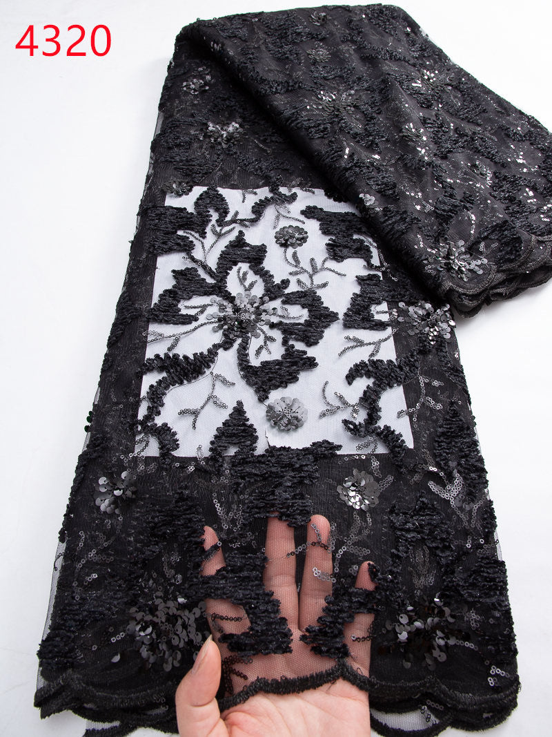 Lace - 4320 - Black (PER/YARD)