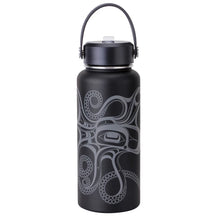 Load image into Gallery viewer, Wide Mouth Insulated Bottles 32oz - Octopus (Nuu) by Ernest Swanson
