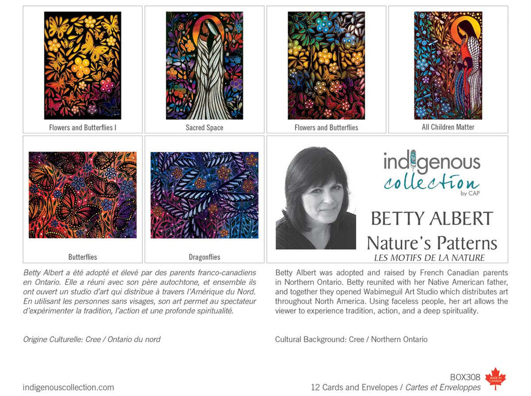Cards and Envelopes - Nature's Patterns by Betty Albert