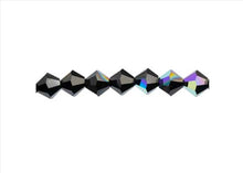 Load image into Gallery viewer, Preciosa Rondelle 6mm Jet AB
