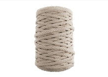 Load image into Gallery viewer, Braided Macrame Cord 6mm 70yds Beige
