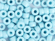 Load image into Gallery viewer, Czech Glass Crowbead 9mm - Opaque Light Blue (20pcs)
