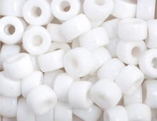 Load image into Gallery viewer, Czech Glass Crowbead 9mm - Opaque White (20pcs)
