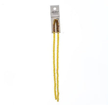 Load image into Gallery viewer, Rondelle 3x4mm Transparent Light Amber with Purple Luster
