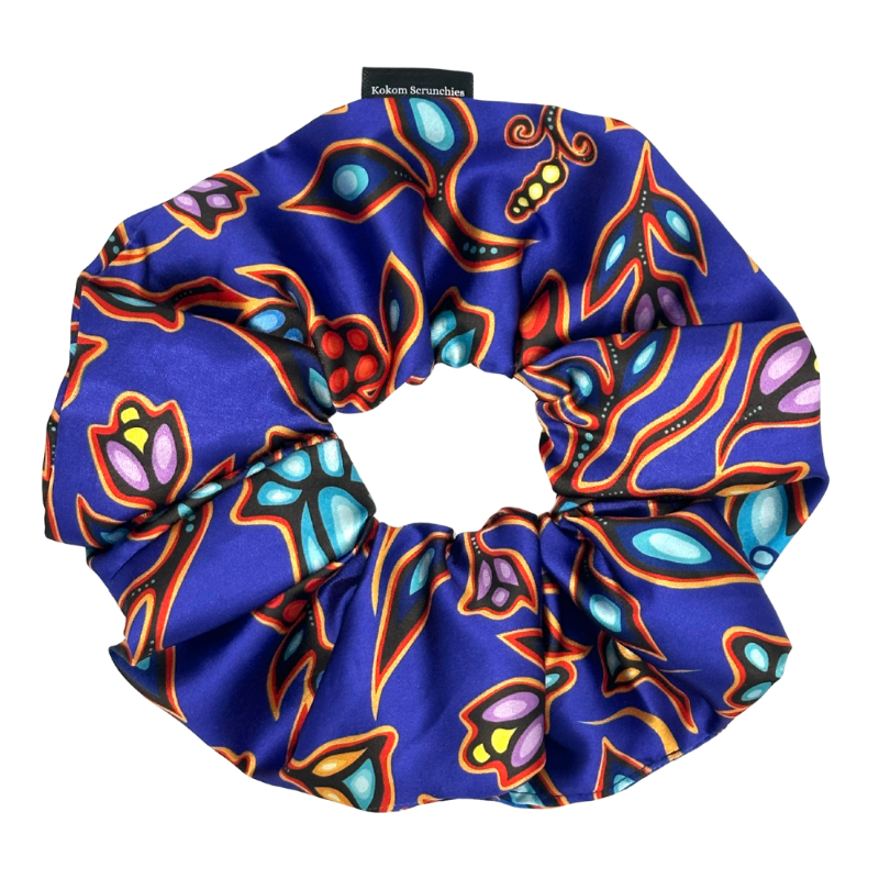 XL Scrunchie - Purple Satin