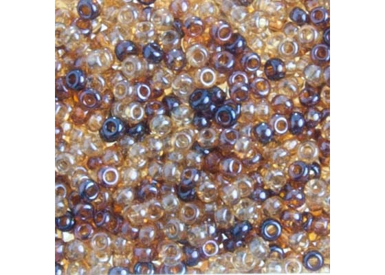 (Vial Czech Size 10) Topaz Mix Luster