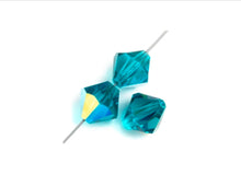 Load image into Gallery viewer, Preciosa Rondelle 6mm Blue Zircon AB
