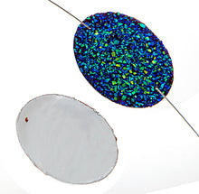 Load image into Gallery viewer, Resin Sew-on Sugar Stone 10pcs Oval 30x40mm Medium Vitrail
