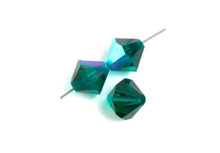 Load image into Gallery viewer, Preciosa Rondelle 6mm Emerald AB

