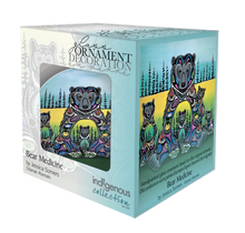 Load image into Gallery viewer, Bear Medicine - Glass Ornament by Jessica Somers
