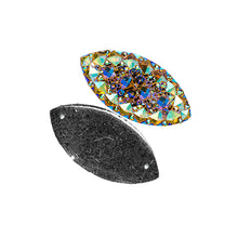 Load image into Gallery viewer, Resin Sew-on GummySpike(10pcs) Navette 15x30mm Citrine AB
