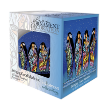 Load image into Gallery viewer, Bringing Good Medicine - Glass Ornament by Jackie Traverse
