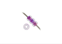 Load image into Gallery viewer, (Vial Miyuki Size 6/0) Magenta AB Lined-Dyed
