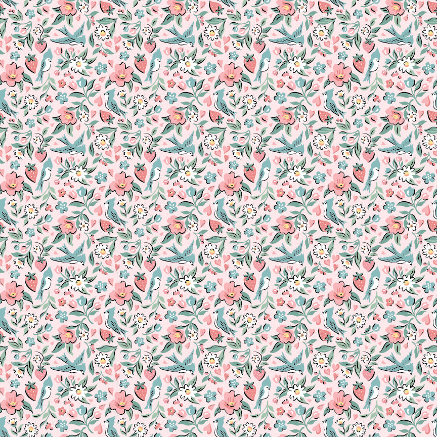 GS25903 By Sheri McCulley for Poppie- Grannys Sewing Room - Pink