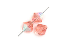 Load image into Gallery viewer, Preciosa Rondelle 6mm Light Rose AB

