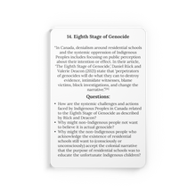 Load image into Gallery viewer, Decolonization and Me Conversation Cards about Truth and Reconciliation by Kristy McLeod and Phyllis Webstad
