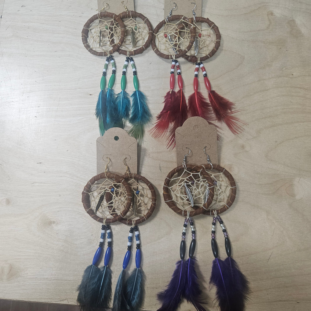 Consignment Leon's Deadly Beads + Dreams - Dream Catcher Earrings