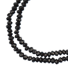 Load image into Gallery viewer, Rondelle 1.5x2.5mm Opaque Black
