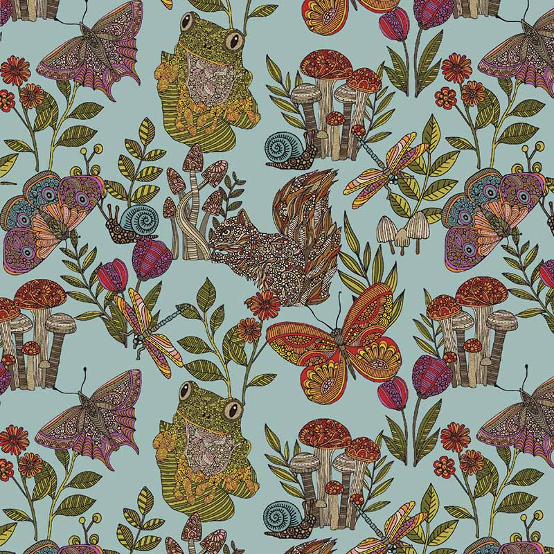 16501-04 Small Wonders By Valentina Harper for Benart- Light Teal