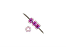 Load image into Gallery viewer, (Vial Miyuki Size 6/0) Crystal Hot Pink Lined AB
