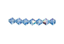 Load image into Gallery viewer, Preciosa Rondelle 6mm Light Sapphire AB
