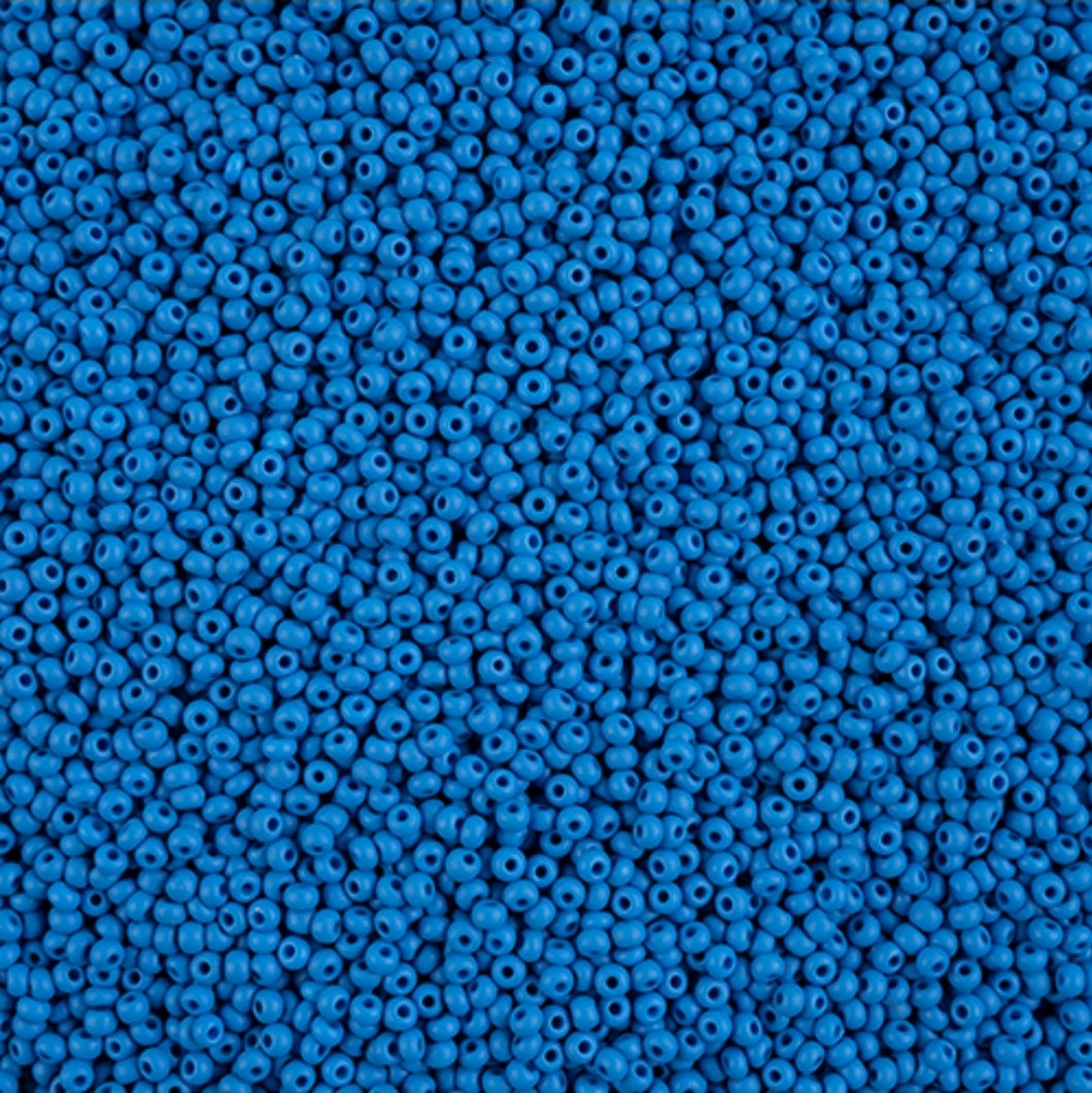 11/0 Seedbead Permalux Blue Matt