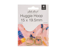 Load image into Gallery viewer, Huggie Hoop 15x19.5mm (Gold)
