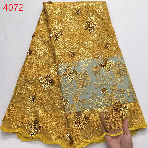 Lace - 4072 - Yellow (PER/YARD)